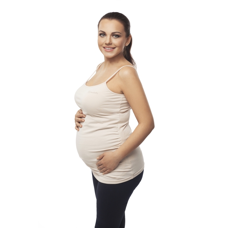 podkoszulka ciążowa femibelly beżowa