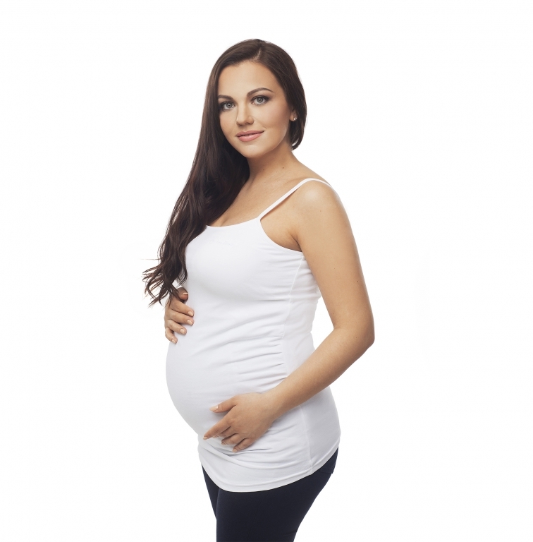 podkoszulka ciążowa femibelly biała
